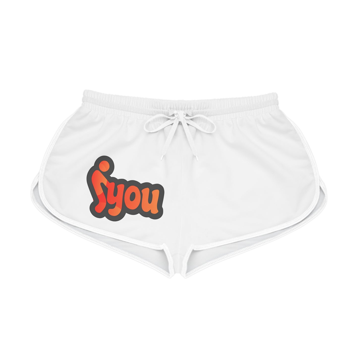 Trendy Women's Relaxed Shorts with 'fyou' Design