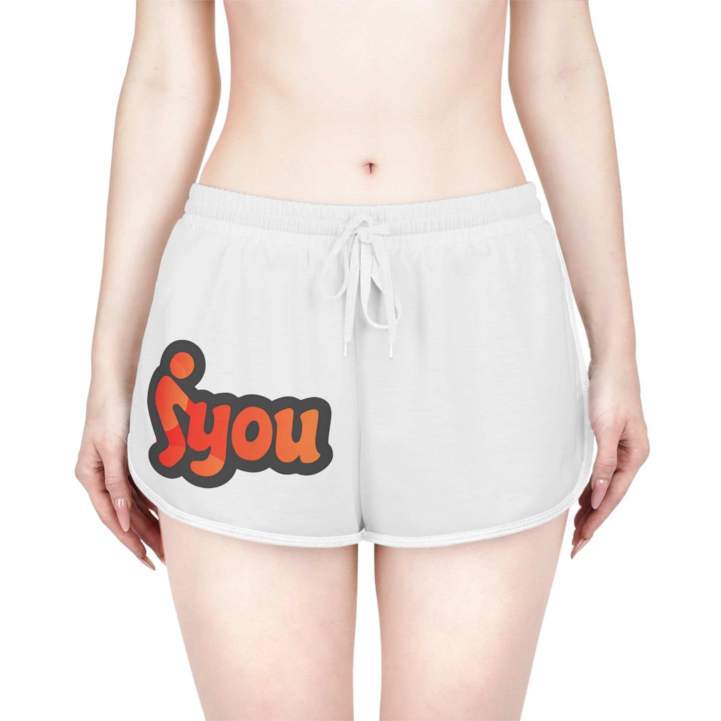 Trendy Women's Relaxed Shorts with 'fyou' Design